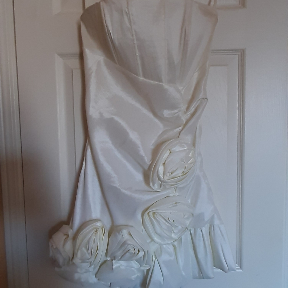 Short Off White Dress